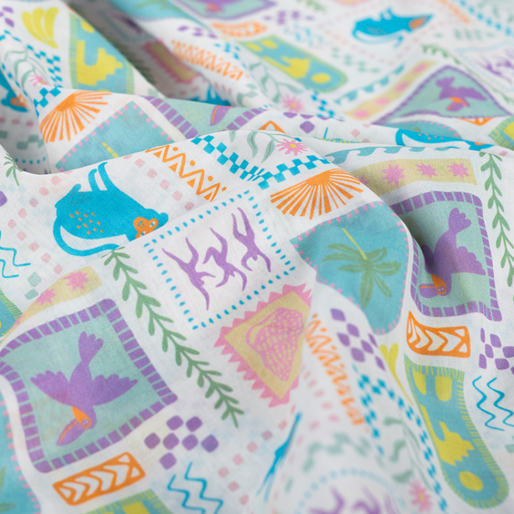 Tissu voile de coton - Cuba