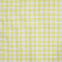 Tissu seersucker - Yellow Check