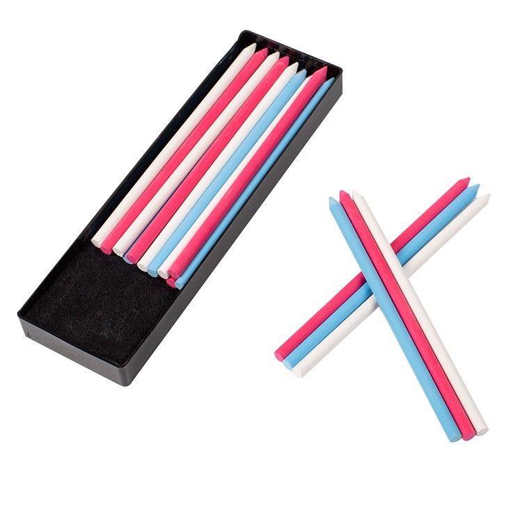Mines pour crayon craie porte mine blanc, bleu et rouge Bohin