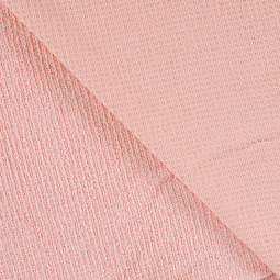 Tissu nid d'abeille éponge - bambou waffle towel rose