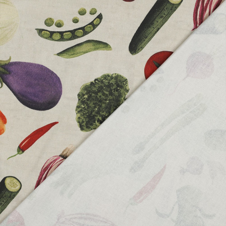 Tissu toile de coton - Vegetables