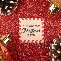 Étiquettes fantaisies Bohin - All I want for Christmas is you