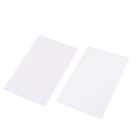 Pièces de réparation en nylon autocollante 7,5 x 13 cm blanc