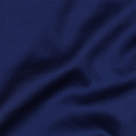 Tissu coton uni satiné bleu royal