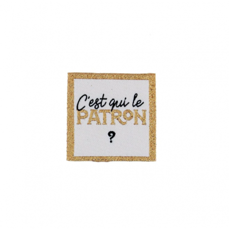 Étiquettes fantaisies Bohin - C'est qui le patron