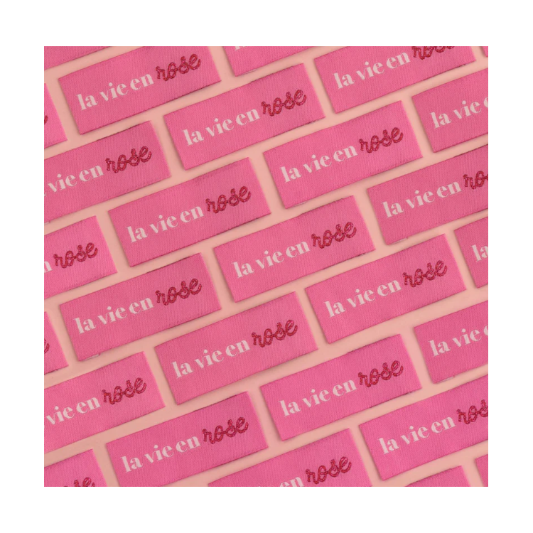 Étiquettes fantaisies Bohin - La vie en rose