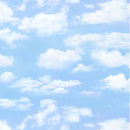 Tissu patchwork fantaisie - Ciel et nuages