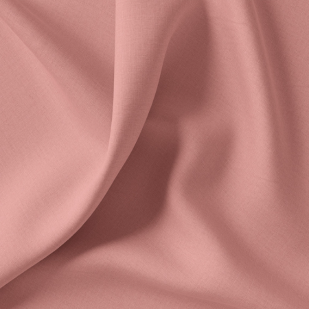 Tissu coton uni - Rose thé