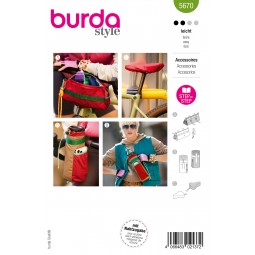 Patron Burda B5670 - Ensemble d'accessoires pour cycliste