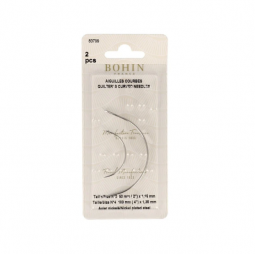 Aiguilles courbes n°2 et n°4 Bohin