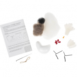 Kit de feutrage à l'aiguille - Coq