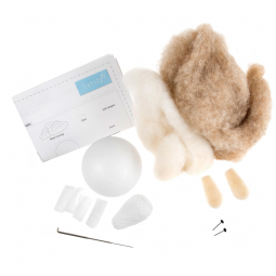 Kit de feutrage à l'aiguille - Mouton