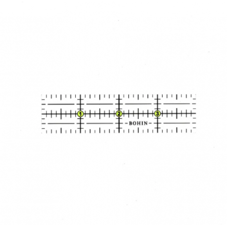 Mini règle patchwork 1 x 4 inch Bohin