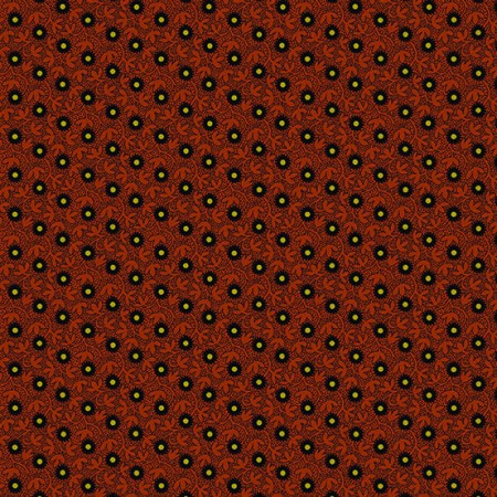 Tissu Jo Morton - Jamestown - Daisy crimson