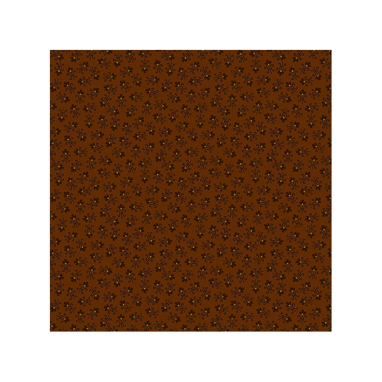 Tissu Jo Morton - Jamestown - Tulips leather