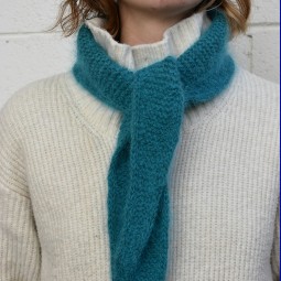Kit de tricot - Sophie Scarf de PetiteKnit - Sable de Laines du Valgaudemar