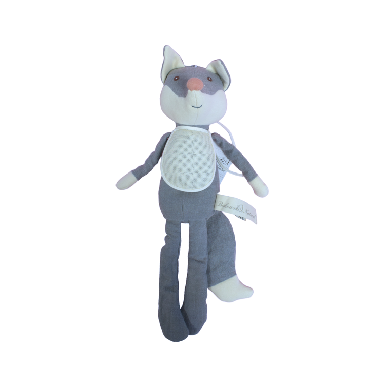 Peluche à broder - Renard gris