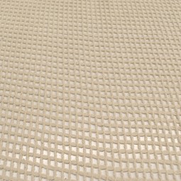 Tissu filet maille écru en coton