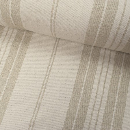 Tissu coton - Granville rayure lin