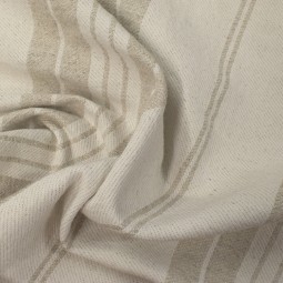 Tissu coton - Granville rayure lin