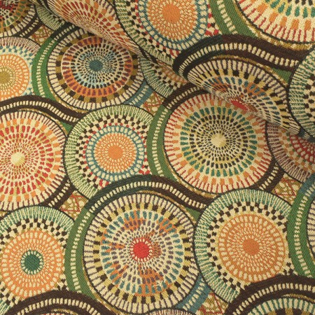 Tissu jacquard - Lagos multicolore