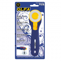 Cutter rotatif 45 mm Olfa Bleu marine