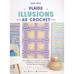 Livre - Plaids illusions au crochet
