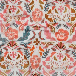 Tissu jersey - Elise fond blanc