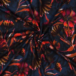 Tissu jersey - Léa marine