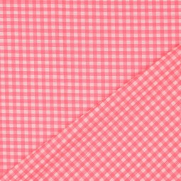 Tissu vichy - Néon rose