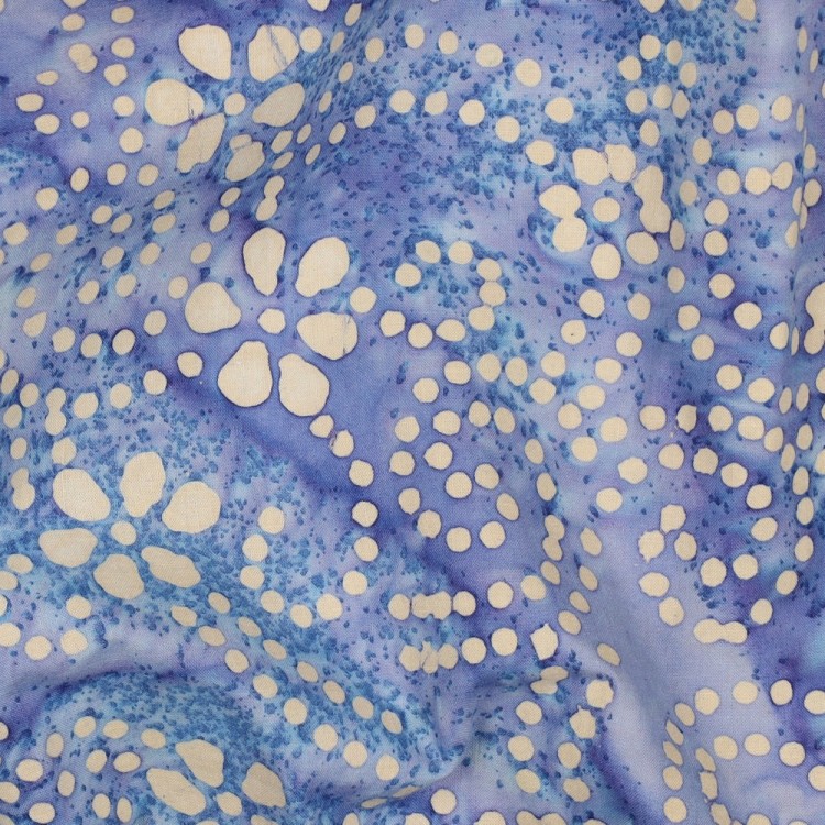 Tissu - Batik lavande