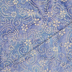 Tissu - Batik lavande