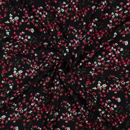 Tissu Viscose ecovero - Jeanne noir
