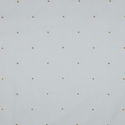 Tissu voile coton - Broderie Fleurs lurex