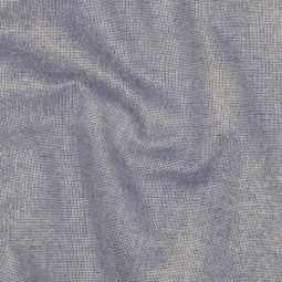 Tissu viscose lin - Bleu lurex
