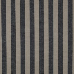 Tissu viscose lin - Rayure bleu marine