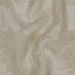 Tissu lin coton - fleurs naturel