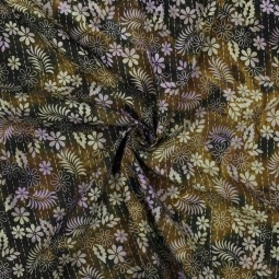 Tissu viscose - Batik vert