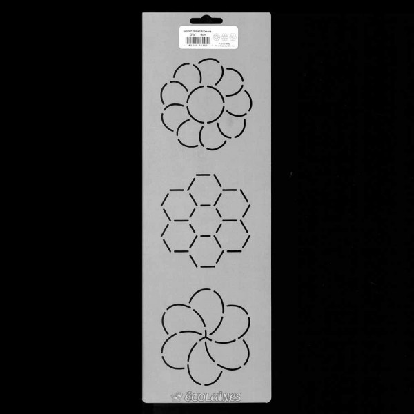 Stencil de patchwork - Small flower blocks2