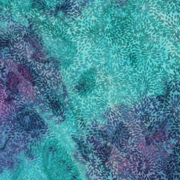Tissu viscose - Batik Turquoise