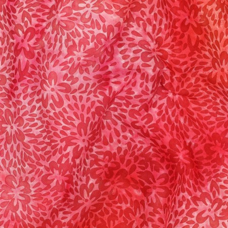 Tissu viscose - Batik Rouge
