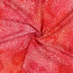 Tissu viscose - Batik Rouge