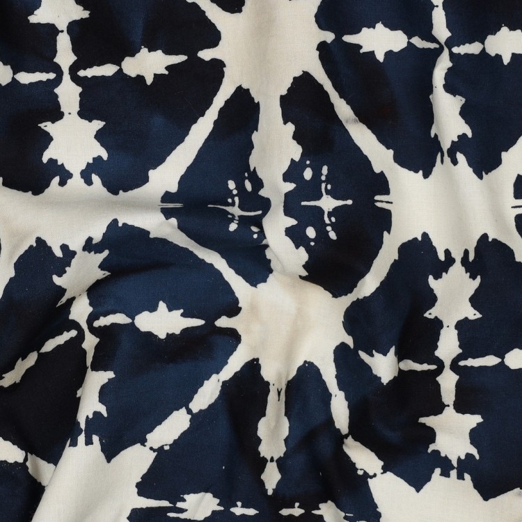 Tissu coton - Batik Abstract marine