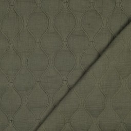 Tissu matelassé double gaze - Mousse