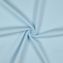 Tissu jersey sweat uni - Bleu ciel