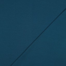 Tissu Bord-côtes - Pétrole