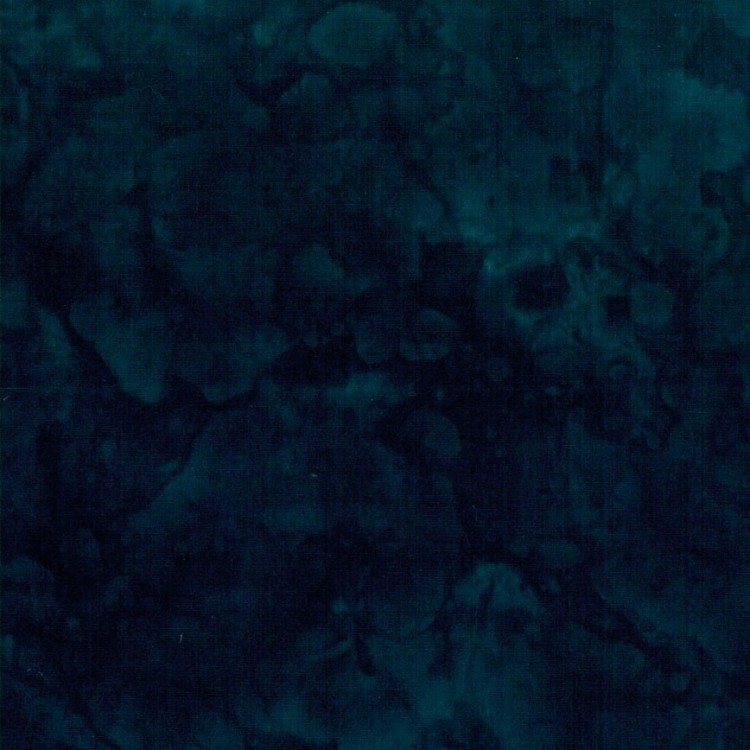 Tissu batik Hoffman - Bali hand-Dyed - Marbré noir bleu