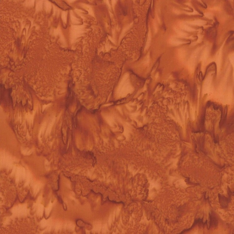 Tissu batik Hoffman - Bali hand-Dyed - Marbré Marron