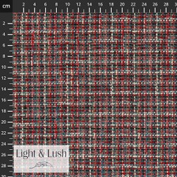 Tissu Tweed Light & Lush - Multicolore
