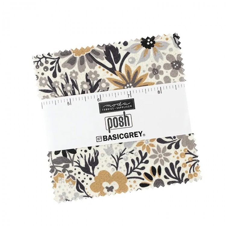 Charm pack - Posh Basic grey